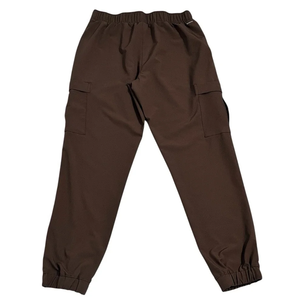 Mondetta Brown Cargo Jogger Pants Utility Athleisure Women’s M